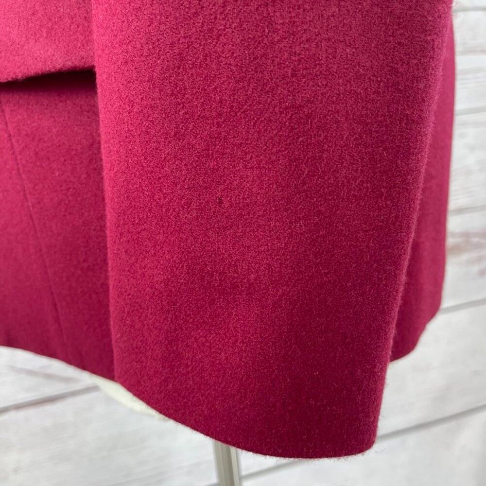 Pendleton Raspberry 100% Wool Blazer - image 6